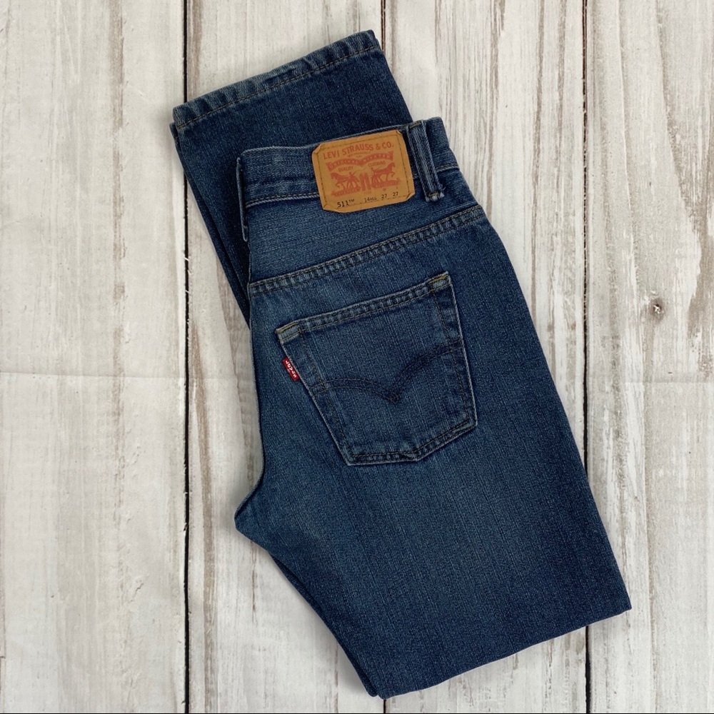 Levi’s Boys’ 511 Slim Jeans, 14R - Picture 8 of 10